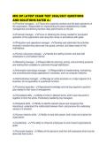 MIE 201 LATEST EXAM TEST 2026&period;pdf