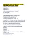 LEADERSHIP HESI COMPREHENSIVE EXAM 2026&period;pdf