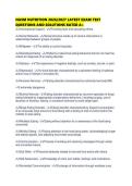 NASM NUTRITION NASM NUTRITION NASM NUTRITION 