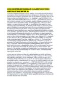 CORB COMPREHENSIVE EXAM 2026&period;pdf