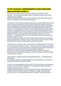 TF-CBT 2026&sol;2027 COMPREHENSIVE EXAM QUESTIONS&NewLine;AND SOLUTIONS RATED A&plus;
