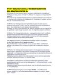 TF-CBT 2026&sol;2027 EVALUATION EXAM QUESTIONS&NewLine;AND SOLUTIONS RATED A&plus;