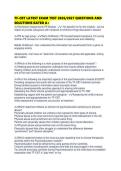 TF-CBT LATEST EXAM TEST 2026&sol;2027 QUESTIONS AND&NewLine;SOLUTIONS RATED A&plus;