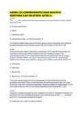 AHIMA CCA COMPREHENSIVE EXAM 2026&period;pdf
