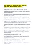 MGT 8803 SUPPLY CHAIN TEST PAPER 2026&period;pdf&NewLine;&NewLine;1&period; Document information