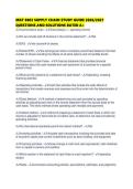 MGT 8803 SUPPLY CHAIN STUDY GUIDE 2026&period;pdf&NewLine;&NewLine;1&period; Document information