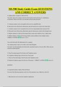 MS-900 Study Guide Exam QUESTIONS &NewLine;AND CORRECT ANSWERS
