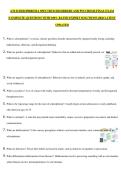 ATI SCHIZOPHRENIA SPECTRUM DISORDERS AND PSYCHOSIS FINAL EXAM &vert;COMPLETE QUESTIONS WITH 100&percnt; RATED EXPERT SOLUTIONS &vert;2026 LATEST UPDATED