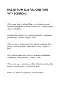 BIOS251 EXAM 2026 FULL QUESTIONS&NewLine;WITH SOLUTIONS