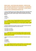 INBDE EXAM &ndash; QUESTIONS AND ANSWERS &vert; VERIFIED AND &NewLine;WELL DETAILED ANSWERS PLUS RATIONALES &vert; GUARANTEED &NewLine;PASS &vert; LATEST EXAM UPDATE &vert; EXAM PREP &vert; STUDY GUIDE &vert; &NewLine;PRACTICE TEST&vert; DOWNLOAD INSTANT PDF 