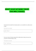 FBLA COMPETITIVE EVENT PERSONAL FINANCE STUDY GUIDE QUESTIONS WITH COMPLETE ANSWERS
