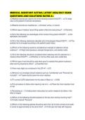 MEDICAL ASSISTANT ACTUAL LATEST 2026&period;pdf