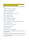 MEDICAL ASSISTANT END OF COURSE EXAM 2026&period;pdf&NewLine;&NewLine;1&period; Document information