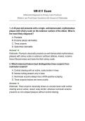 NR-511 Exam Differential Diagnosis & Primary Care Practicum&NewLine;Midterm and Final Exam Questions with Answers