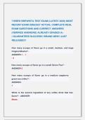 7 BREW BREWISTA TEST EXAM &lpar;LATEST 2026&rpar; MOST &NewLine;RECENT EXAM 2026&vert;2027 ACTUAL COMPLETE REAL &NewLine;EXAM QUESTIONS AND CORRECT ANSWERS &NewLine;&lpar;VERIFIED ANSWERS&rpar; ALREADY GRADED A&plus;   &NewLine;&vert; GUARANTEED SUCCESS&excl;&excl; BRAND NEW&excl;&excl; JUST &NewLine;RELEASED&excl;&excl; 