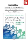 Test Bank for Community and Public Health Nursing&colon; Evidence for Practice 4th Edition  &vert; All Chapters 1-25 &vert; Complete Guide with Answers & Rationales     &NewLine;ISBN&colon;9781975196554&NewLine;