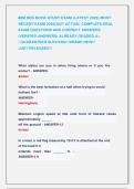 88M RED BOOK STUDY EXAM &lpar;LATEST 2026&rpar; MOST &NewLine;RECENT EXAM 2026&vert;2027 ACTUAL COMPLETE REAL &NewLine;EXAM QUESTIONS AND CORRECT ANSWERS &NewLine;&lpar;VERIFIED ANSWERS&rpar; ALREADY GRADED A&plus;   &NewLine;&vert; GUARANTEED SUCCESS&excl;&excl; BRAND NEW&excl;&excl;                   &NewLine;JUST RELEASED&excl;&excl;