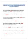 ASA PowerPlAnt orAl Study Guide lAteSt 2026 &vert; 2027 eXAM witH&NewLine;CorreCt ACtuAl QueStionS And CorreCtly well deFined AnSwerS&NewLine;lAteSt AlreAdy GrAded A&plus; 