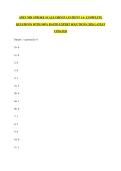 APEX NIH STROKE SCALE GROUP A PATIENT 1-6  &vert;COMPLETE QUESTIONS WITH 100&percnt; RATED EXPERT SOLUTIONS &vert;2026 LATEST UPDATED