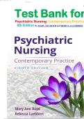 Test Bank for Psychiatric Nursing&colon; Contemporary Practice 8th Edition by MARY ANN BOYD and REBECCA LUEBBERT isbn-9781975239060