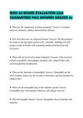 BIOD 331 BOARD EVALUATION 2026&NewLine;GUARANTEED PASS ANSWERS GRADED A&plus;