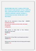 BROWN RMIN 5100s TEST 1 EXAM &lpar;LATEST 2026&rpar; &NewLine;MOST RECENT EXAM 2026&vert;2027 ACTUAL COMPLETE &NewLine;REAL EXAM QUESTIONS AND CORRECT ANSWERS &NewLine;&lpar;VERIFIED ANSWERS&rpar; ALREADY GRADED A&plus; &vert; &NewLine;GUARANTEED SUCCESS&excl;&excl; BRAND NEW&excl;&excl; JUST &NewLine;RELEASED&excl;&excl;