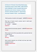 CA Branch 3 Practice Test &lpar;Wood Destroying &NewLine;Organisms&rpar; Exam &lpar;Latest 2026&rpar; &vert;&vert; Most Recent  &NewLine;Exam 2026&vert;2027 Actual Complete Real Exam &NewLine;Questions And Correct Answers &lpar;Verified             &NewLine;Answers&rpar; Already Graded A&plus; &vert;Guaranteed  &NewLine;Success&excl;&excl; Newest  Exam 