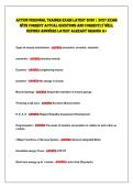 ACTION PersONAl TrAINer exAm lATesT 2026 &vert; 2027 exAm&NewLine;WITH COrreCT ACTUAl QUesTIONs AND COrreCTlY Well&NewLine;DeFINeD ANsWers lATesT AlreADY GrADeD A&plus; 