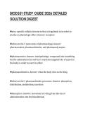 BIOD351 STUDY GUIDE 2026 DETAILED&NewLine;SOLUTION DIGEST&NewLine;
