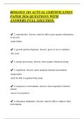 BIOLOGY 101 ACTUAL CERTIFICATION&NewLine;PAPER 2026 QUESTIONS WITH&NewLine;ANSWERS FULL SOLUTION&period;&NewLine;