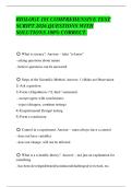 BIOLOGY 101 COMPREHENSIVE TEST&NewLine;SCRIPT 2026 QUESTIONS WITH&NewLine;SOLUTIONS 100&percnt; CORRECT