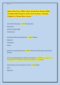 Opota Ohio Peace Officer Basic Actual Exam Newest With &NewLine;Complete 200 Questions And Correct Answers &vert;Already &NewLine;Graded A&plus;&vert;&vert;Brand New Version 