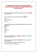 C212 Written test latest 2026 &vert; 2027 eXaM WitH COrreCt&NewLine;aCtUal QUestiOns anD COrreCtlY Well DeFineD ansWers latest&NewLine;alreaDY GraDeD a&plus; 