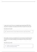 HESI GERONTOLOGY REVIEW QUESTIONS AND CORRECT ANSWERS