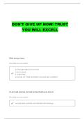 ACCOUNTING 301 EXAM 1 STUDY QUESTIONS WITH COMPLETE ANSWERS
