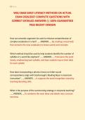 WGU D669 EARLY LITERACY METHODS OA ACTUAL &NewLine;EXAM 2026&sol;2027 COMPLETE QUESTIONS WITH &NewLine;CORRECT DETAILED ANSWERS &vert;&vert; 100&percnt; GUARANTEED &NewLine;PASS RECENT VERSION