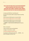 WGU D196 TEST BANK FOR OA AND PRE ASSESSMENT &NewLine;REVIEW 2026&sol;2027 WITH 250 ACTUAL EXAM &NewLine;QUESTIONS AND CORRECT ANSWERS &lpar;100&percnt; CORRECT &NewLine;ANSWERS&rpar; D196 PRACTICE EXAM 2026 &lpar;BRAND NEW&excl;&excl;&rpar;