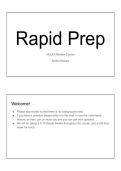 NCLEX-RN Rapid Prep &ndash; Complete Exam Study Guide &vert; Verified Questions & Answers &vert; Latest 2026 Update &vert; Graded A&plus;&NewLine;&NewLine;