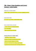 TBS - Phase 1 Exam Questions and Correct Answers&vert; Latest Update