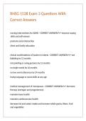 RNSG 1538 Exam 3 Questions With Correct Answers&period;