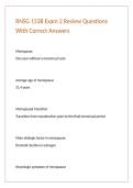 RNSG 1538 Exam 2 Review Questions With Correct Answers