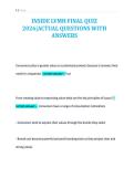 INSIDE LVMH FINAL QUIZ&NewLine;2026&vert;ACTUAL QUESTIONS WITH&NewLine;ANSWERS