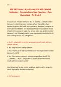 EGR 1400 Exam 1 Actual Exam 2026 with Detailed &NewLine;Rationales &vert; Complete Exam-Style Questions &vert; Pass &NewLine;Guaranteed &ndash; A&plus; Graded 