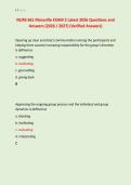 NURS 661 Maryville EXAM 2 Latest 2026 Questions and &NewLine;Answers &lpar;2026 &sol; 2027&rpar; &lpar;Verified Answers&rpar;