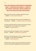 WGU C201 BUSINESS ACUMEN OBJECTIVE ASSESSMENT &NewLine;EXAM&comma; &vert;&vert; QUESTIONS AND ANSWERS &vert;&vert; COMPLETE &NewLine;TEST&comma; PRACTICE QUESTIONS&comma; VERIFIED ANSWER KEY&comma; &NewLine;AND STUDY GUIDE FOR &lpar;LATEST 2026 EDITION&rpar;