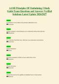 AAMI Principles OF Embalming 3 Study&NewLine;Guide Exam Questions and Answers Verified&NewLine;Solutions Latest Update 2026&sol;2027
