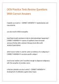 OCN Practice Tests Review Questions With Correct Answers&period;