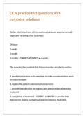 OCN practice test questions with complete solutions&period;