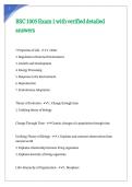 BSC 1005 Exam 1 with verified detailed answers
