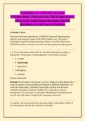 NURS6202 &lpar;CU-AGPCNP&rpar; Advanced &NewLine;Pathophysiology Midterm Exam 2026 Comprehensive &NewLine;Study Guide with Practice Questions&comma; Detailed &NewLine;Rationales & Exam Success Strategies